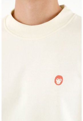 Buzo Unisex Crudo Con Estampado En Espalda