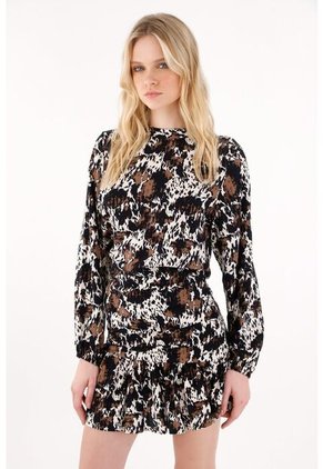 Tennis Vestido Corto Con Boleros Estampado Para Mujer