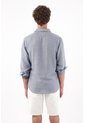 Tennis Bermuda Para Hombre Algodón Blanco Fit Recto Con Remate Limpio de Tennis