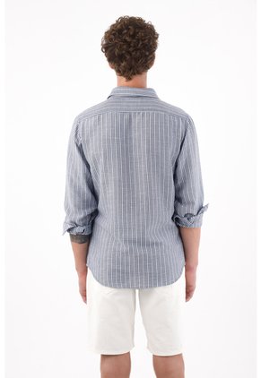 Tennis Bermuda Para Hombre Algodón Blanco Fit Recto Con Remate Limpio