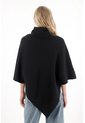 Tennis Buzo Tipo Capa Cuello Alto Negro Para Mujer de Tennis