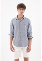 Tennis Bermuda Para Hombre Algodón Blanco Fit Recto Con Remate Limpio de Tennis