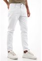 Tennis Pantalón Recto Cinco Bolsillos Blanco Para Hombre de Tennis