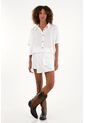 Tennis Camisa Crudo En Lino 100% Para Mujer de Tennis