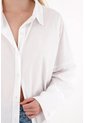 Tennis Camisa Larga En Posterior Blanca Para Mujer de Tennis
