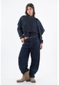 Tennis Chaqueta Para Mujer De Algodón índigo Corta Con Capa de Tennis