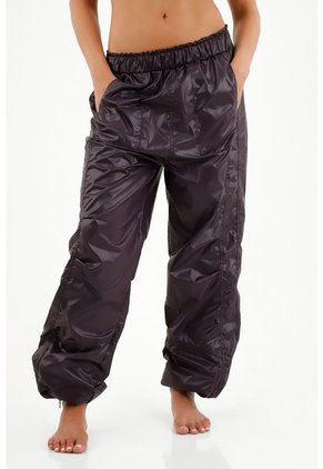 Tennis Pantalón Morado Con Pretina Enresortada Para Mujer
