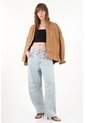 Tennis Jean Horseshoe Con Doble Pretina Y Cut Out Para Mujer de Tennis