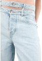 Tennis Jean Horseshoe Con Doble Pretina Y Cut Out Para Mujer de Tennis