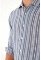 Tennis Camisa Manga Larga A Rayas Para Hombre de Tennis