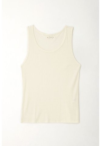 Tennis Camiseta Manga Sisa Crudo Entallada Para Mujer De Silueta Ajustada Tennis