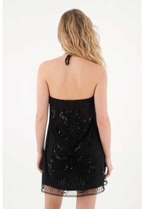 Tennis Vestido Corto Con Lentejuelas Para Mujer