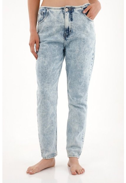Tennis Jean Mom Tiro Bajo Sin Pretina Para Mujer