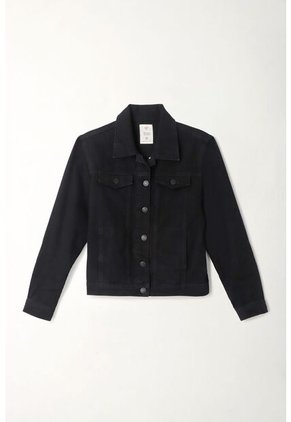 Tennis Chaqueta En Black Denim Para Mujer