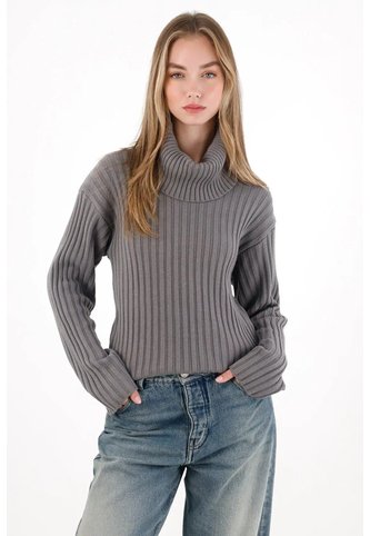 Tennis Buzo Cuello Tortuga Gris Para Mujer Tennis