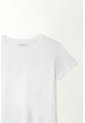 Tennis Camiseta Blanca Cuello Redondo Para Mujer de Tennis