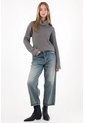 Tennis Buzo Cuello Tortuga Gris Para Mujer de Tennis