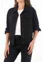 Tennis Chaqueta En Black Denim Para Mujer de Tennis