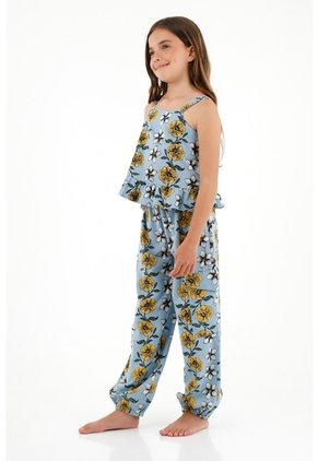 Camisa Con Estampado Floral Para Niña