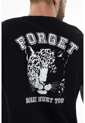 Tennis Camiseta Negra Manga Corta Para Hombre Tennis