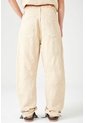 Tennis Pantalón Relaxed Con Textura En Relieve De Algodón Beige Para Mujer de Tennis