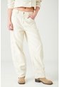 Tennis Pantalón Wide Leg Con Textura De Rombos En Denim Crudo Para Mujer de Tennis