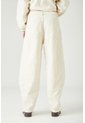 Tennis Pantalón Wide Leg Con Textura De Rombos En Denim Crudo Para Mujer de Tennis