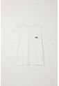 Camiseta Con Estampado En Algodón 100% Blanca Para Niño de Tennis