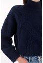 Tennis Buzo Tejido Cerrado Azul Para Mujer de Tennis