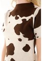 Tennis Camiseta Con Estampado De Vaca Para Mujer de Tennis