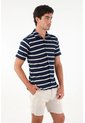 Tennis Camisa Tipo Bowling A Rayas Con Diseño Versátil Para Hombre de Tennis