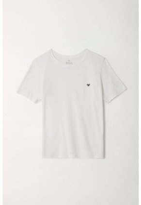 Camiseta Manga Corta Blanca Para Niño