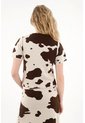 Tennis Camiseta Con Estampado De Vaca Para Mujer de Tennis