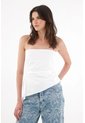 Tennis Camisa Straplesse Con Recogido De Silueta Amplia Para Mujer de Tennis