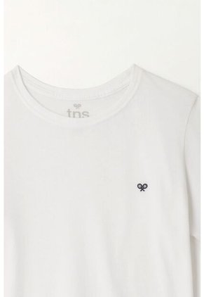 Camiseta Manga Corta Blanca Para Niño