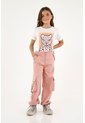 Pantalón Parachute Naranja Para Niña de Tennis