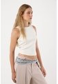 Tennis Camiseta Manga Sisa Entallada Para Mujer Con Acabado Suave de Tennis