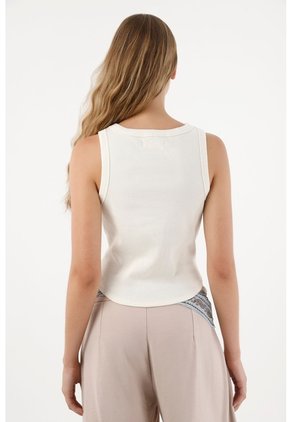 Tennis Camiseta Manga Sisa Entallada Para Mujer Con Acabado Suave