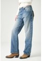 Tennis Jeans Cigarette Con Tejido Pesado En Algodón Azul Claro Para Mujer de Tennis