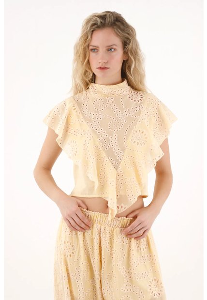 Tennis Camisa Desagujada Con Bolero Para Mujer