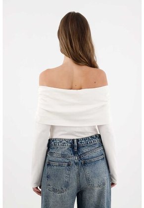 Tennis Camiseta Cuello Bandeja Crudo Para Mujer