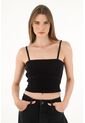 Tennis Camiseta En Rib Tipo Crop Para Mujer de Tennis
