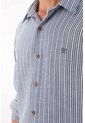 Tennis Camisas Entero Manga Larga Con Detalle Fruncido Para Hombre de Tennis