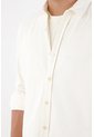 Tennis Camisa Regular Fit Con Frente Limpio En Algodón Crema Para Hombre de Tennis