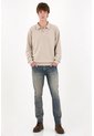 Tennis Buzo Fit Regular Con Textura En Beige Para Hombre de Tennis