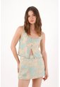 Tennis Blusa Fit Relajado Con Textura Floral En Verde Menta Para Mujer de Tennis