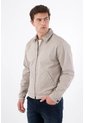 Tennis Abrigo Fit Recto Con Cuello Camisero Limpio De Algodón Beige Para Hombre de Tennis