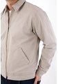 Tennis Abrigo Fit Recto Con Cuello Camisero Limpio De Algodón Beige Para Hombre de Tennis