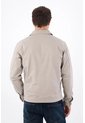 Tennis Abrigo Fit Recto Con Cuello Camisero Limpio De Algodón Beige Para Hombre de Tennis