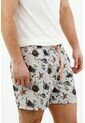 Pantaloneta De Baño De Hombre, Silueta Confort, Con Estampado De Conchas Y Caracoles de Tennis